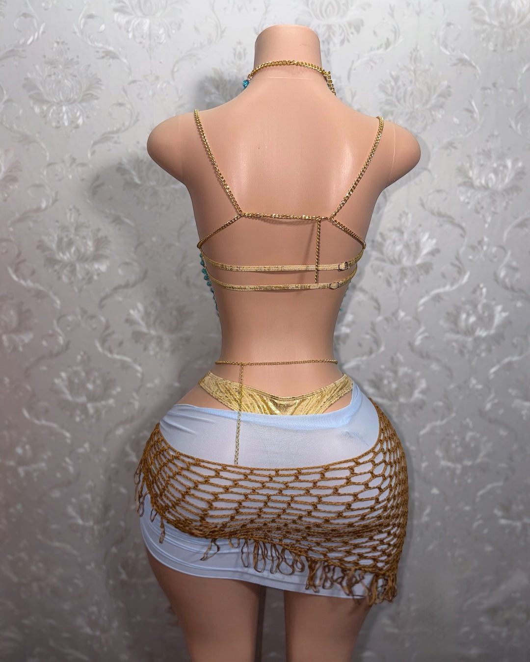 Bohemian Temptress Beaded Top 7 Piece Set Top Fits All Sizes