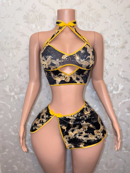 China Doll 2 Piece Skirt Set