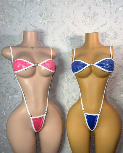 Yailin x SD Xotic Swim — Slingshot Bandeau Bikini