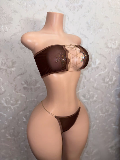 Dallas Sheer Mesh 2 Piece