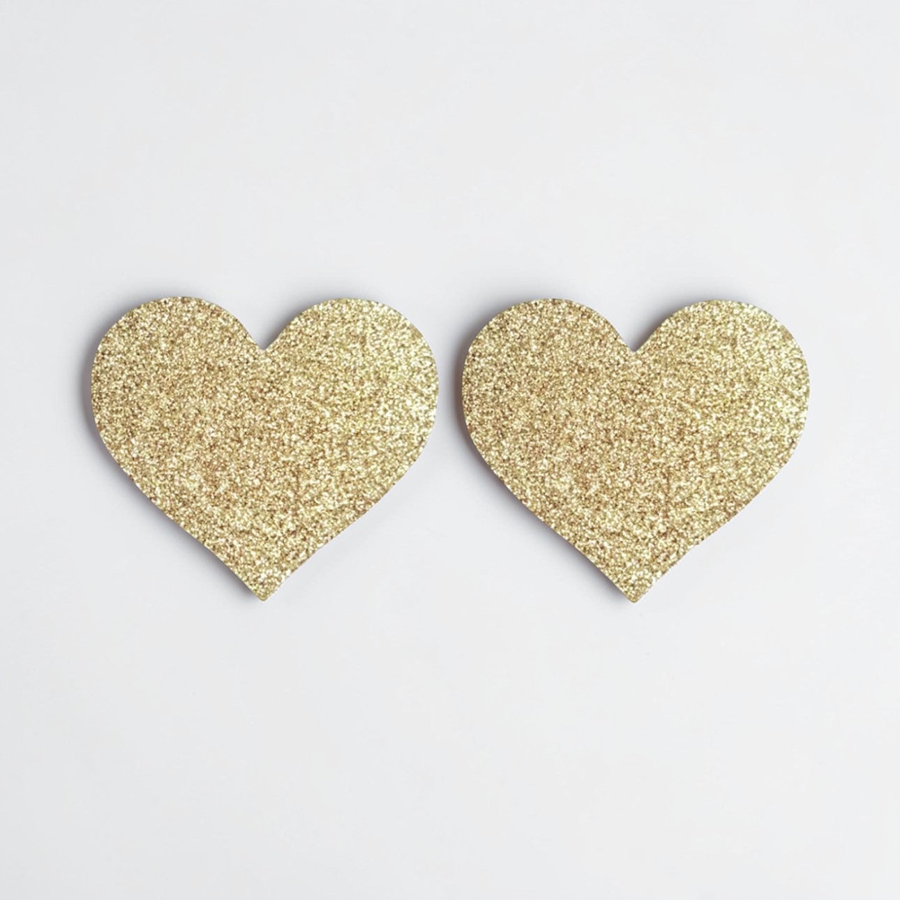 Glitter Pasties Champagne Heart