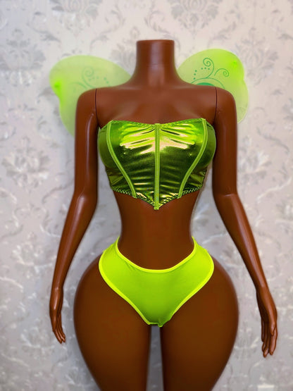Tink Fairy Costume 4 Piece Set