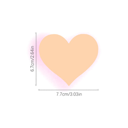 Heart Pasties - Solid Colors 1 Pair