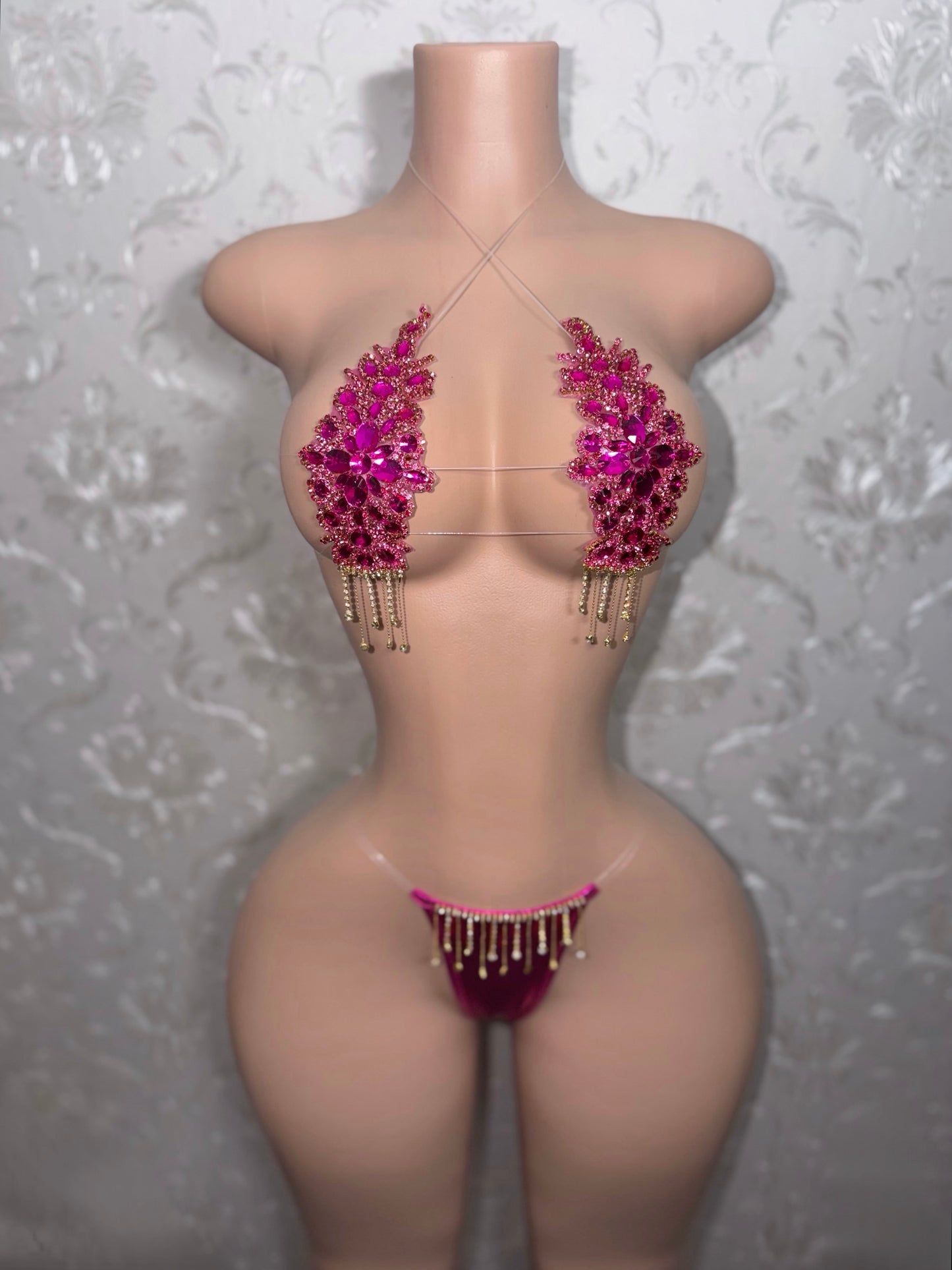 Dripping In Diamonds Crystal Bikini Birthday Set
