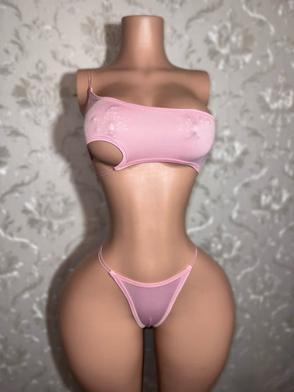 Strawberry Mylk Asymmetrical 2 Piece