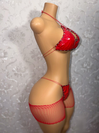 Mad Maxine Latex 3 Piece Fits S-L