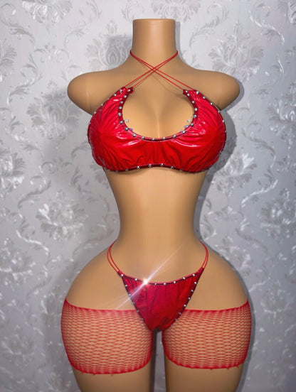 Mad Maxine Latex 3 Piece Fits S-L