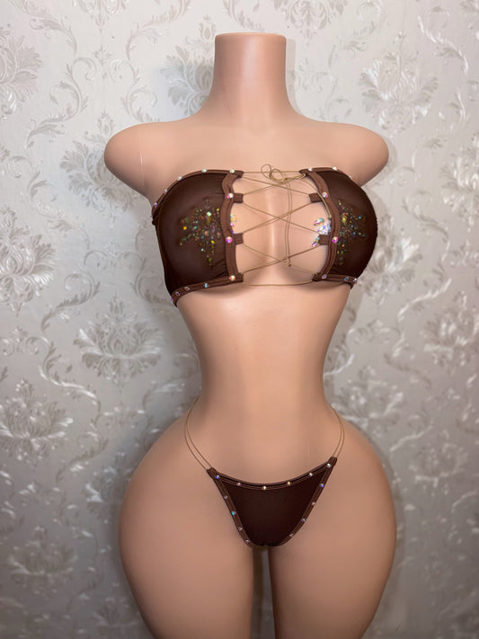 Dallas Sheer Mesh 2 Piece