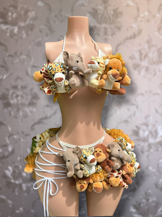 Jungle Princess — Safari Plush 3 Piece Set Fits XS-M