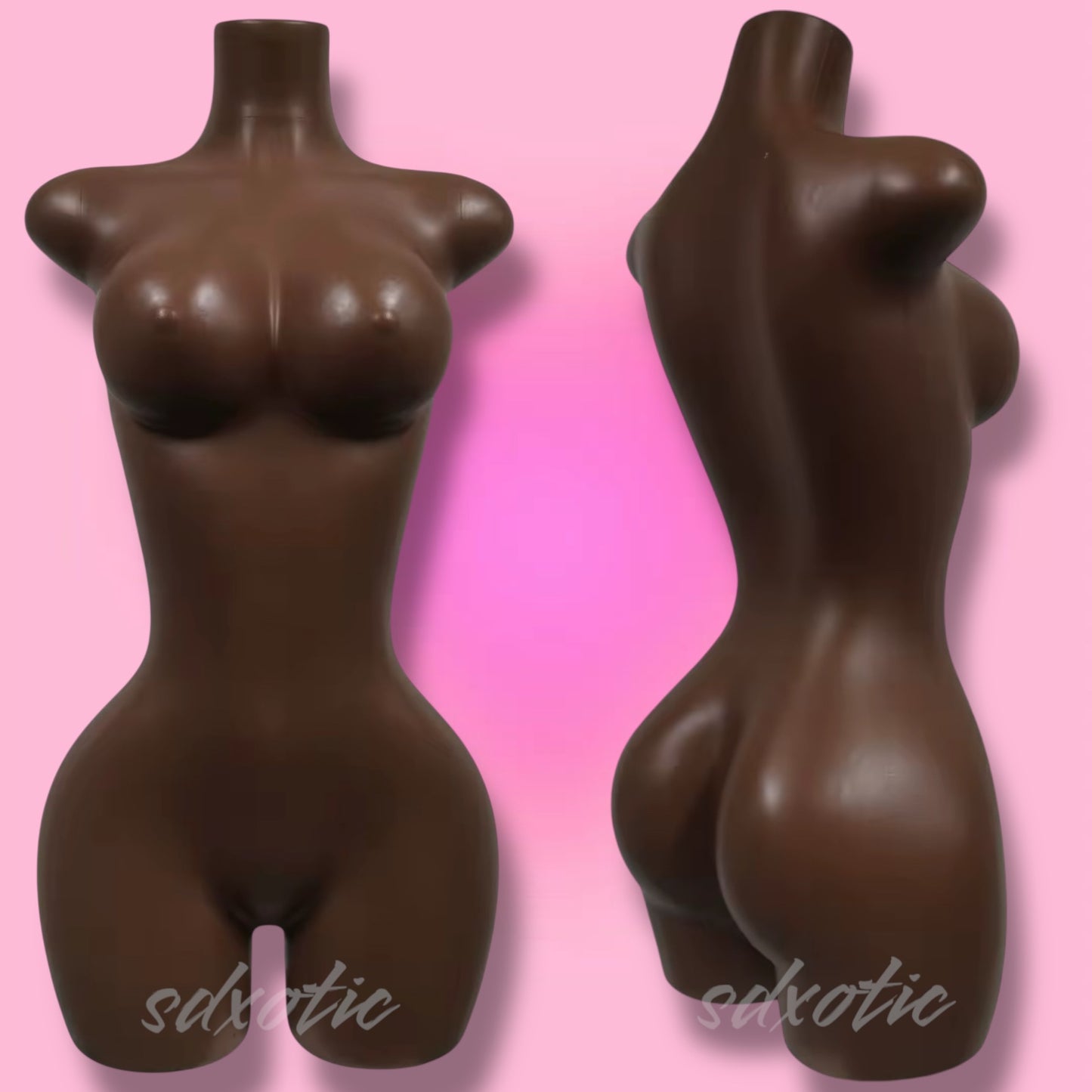 Half Body Coffee Brown Mannequin Wholesale