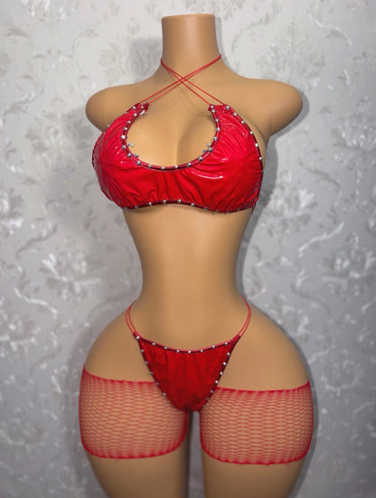 Mad Maxine Latex 3 Piece Fits S-L