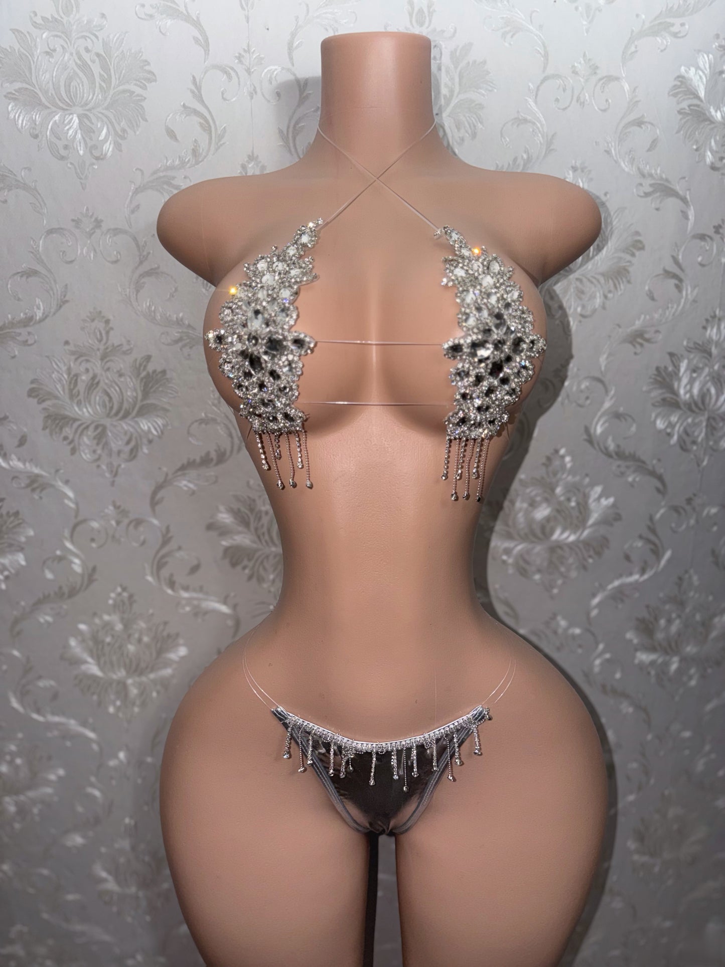 Dripping In Diamonds Crystal Bikini Birthday Set