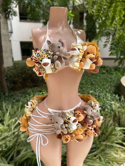 Jungle Princess — Safari Plush 3 Piece Set Fits XS-M