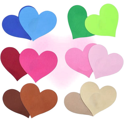 Heart Pasties - Solid Colors 1 Pair