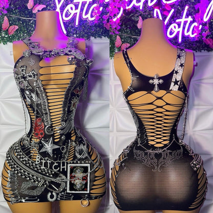 Duchess — Heavy Metal Dress  Custom Rockstar Dress, Replica or Inspired [Pre-Order Only]