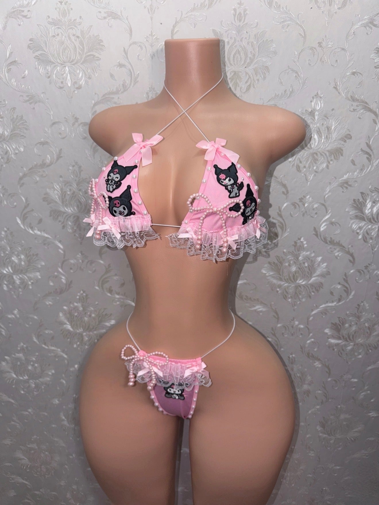 Kawaii Kouture Custom Ruffle Trim Bikini