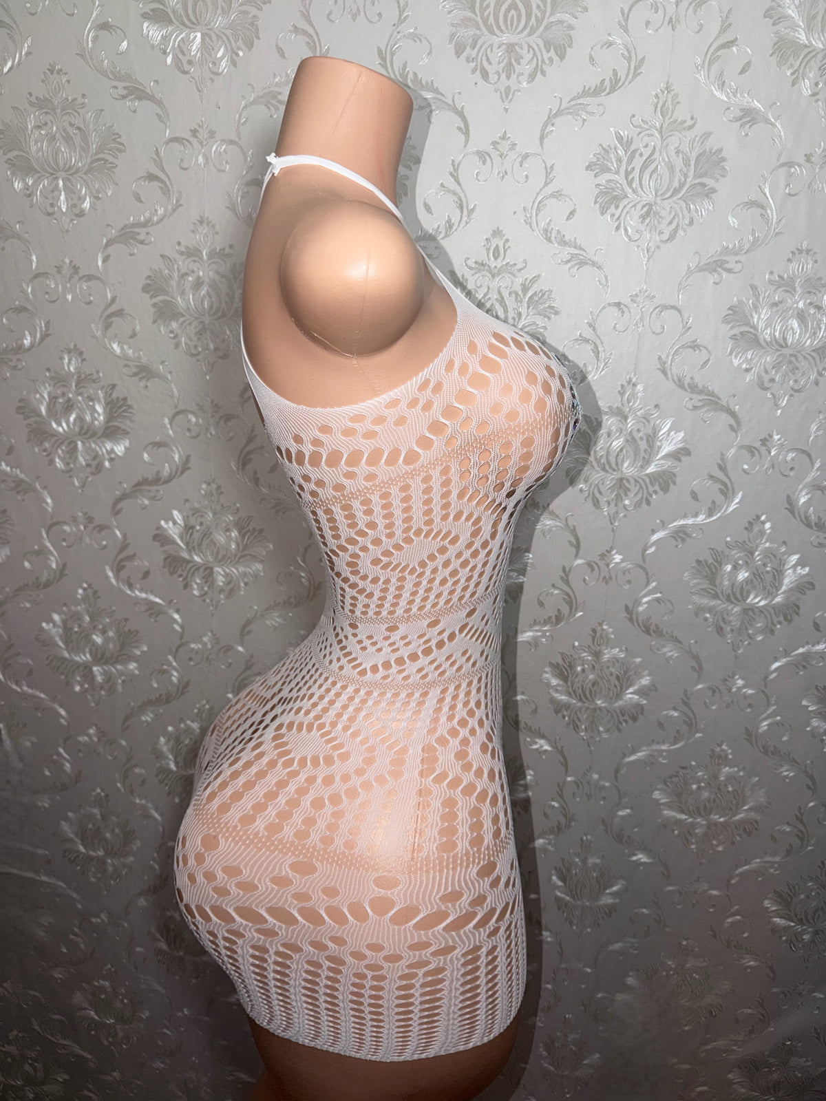 Summerella Fishnet Bodycon Tank Dress One Size Fits All