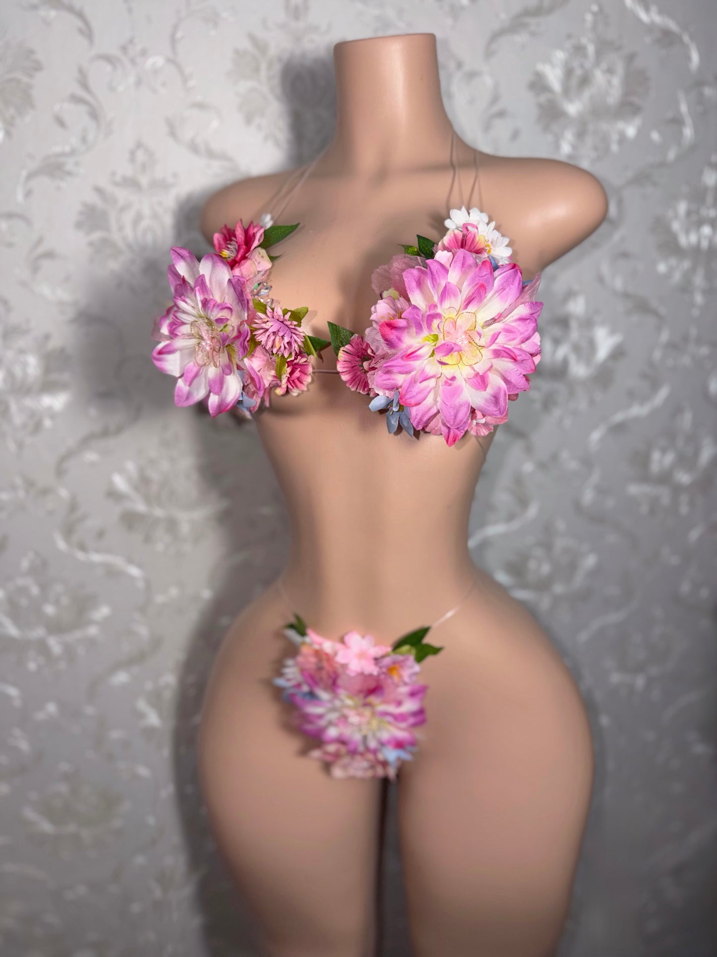 Eden Hyper-Realistic 3D Floral Bikini [Custom 1 of A Kind Remakes Only]