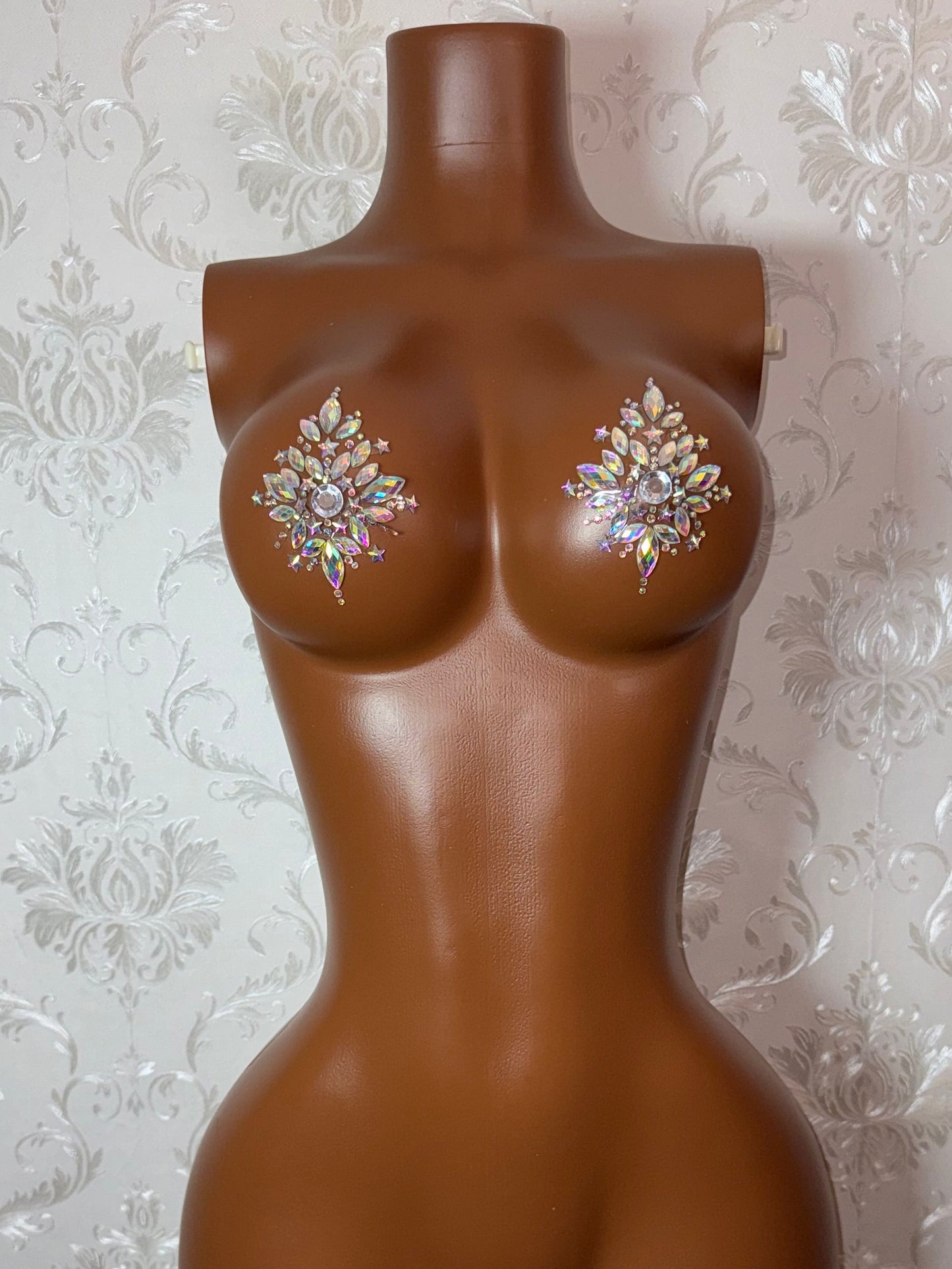 Crystal Pasties Starburst Traditional with Stars