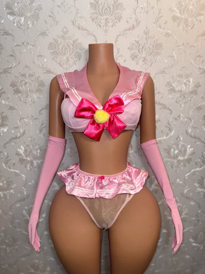 Sexy Sailor Moon 4 Piece Costume