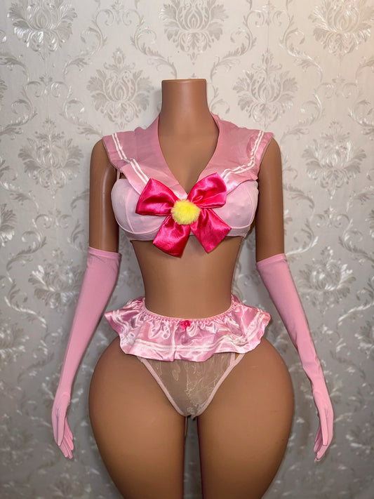 Sexy Sailor Moon 4 Piece Costume