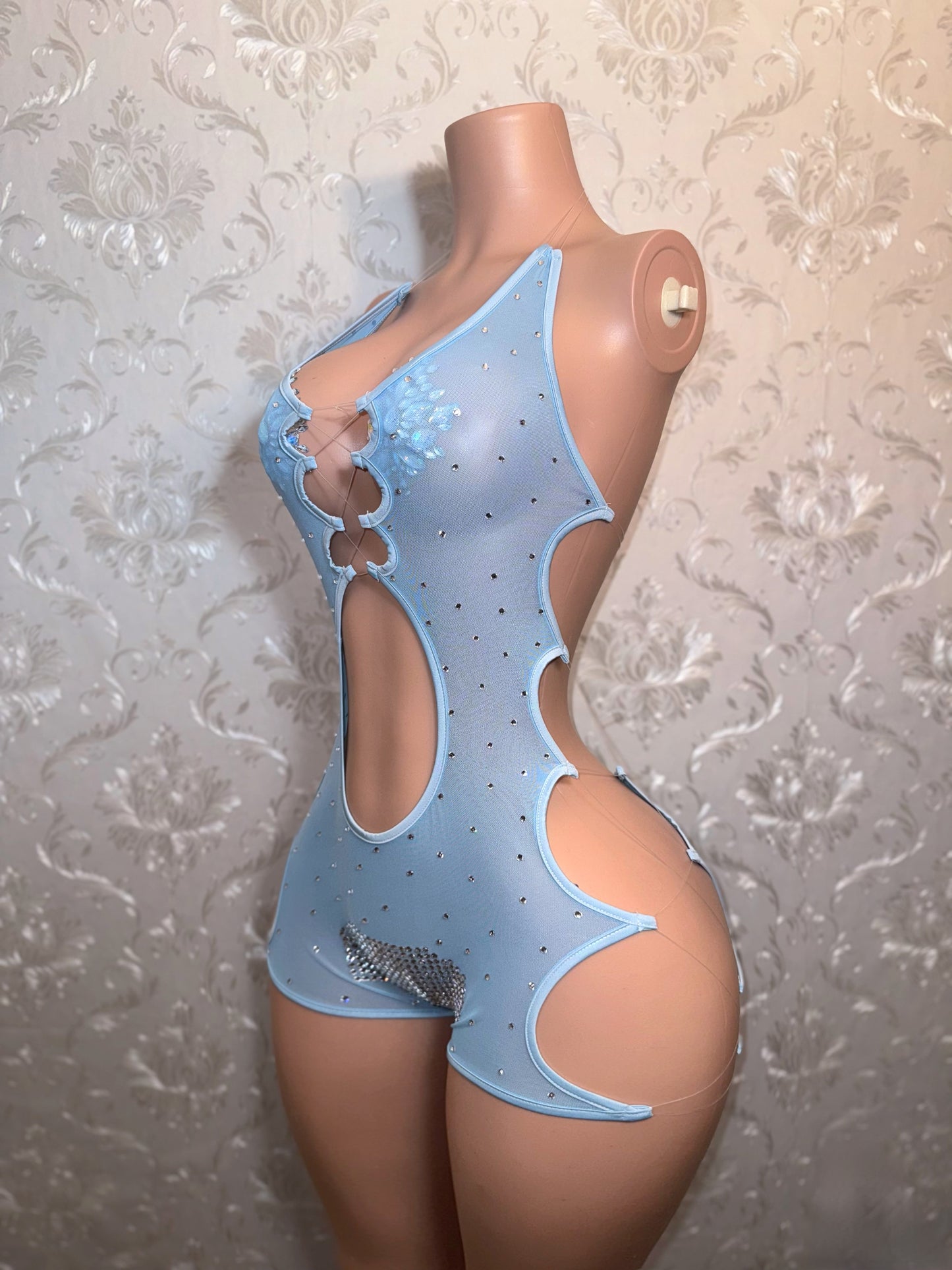 Seraphina Mesh Romper Fits XS-XL