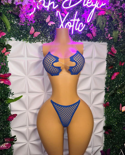 Ravyn 2 — Mesh 2 Piece Bikini Optional Rhinestones