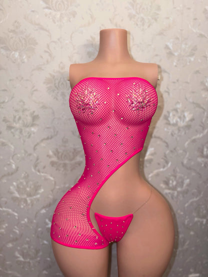 Boss Chick 2 Mesh Romper Set Fits XS-L