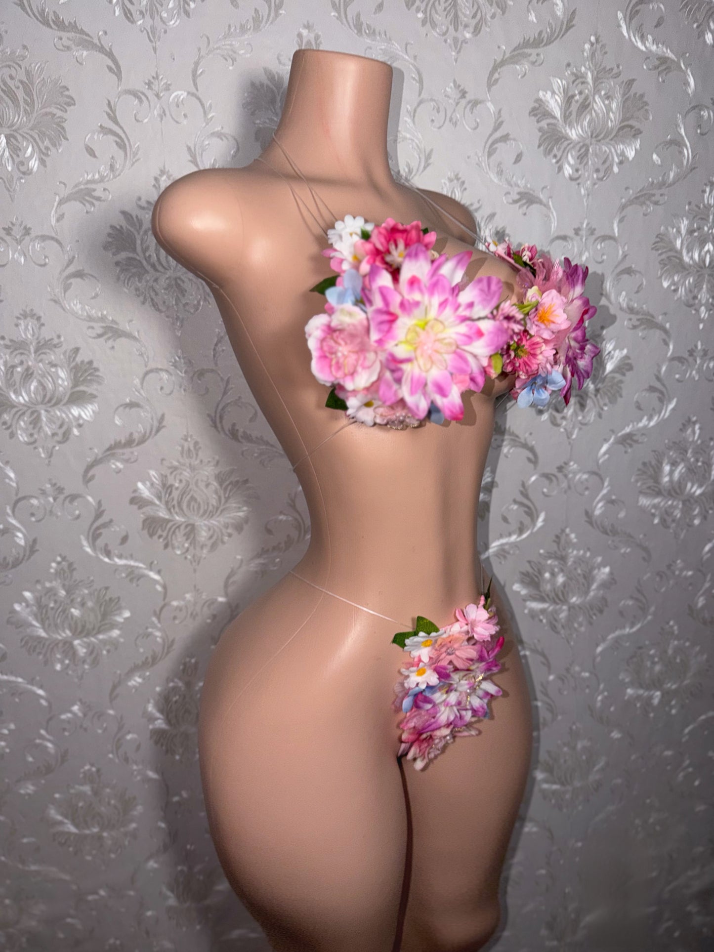 Eden Hyper-Realistic 3D Floral Bikini [Custom 1 of A Kind Remakes Only]