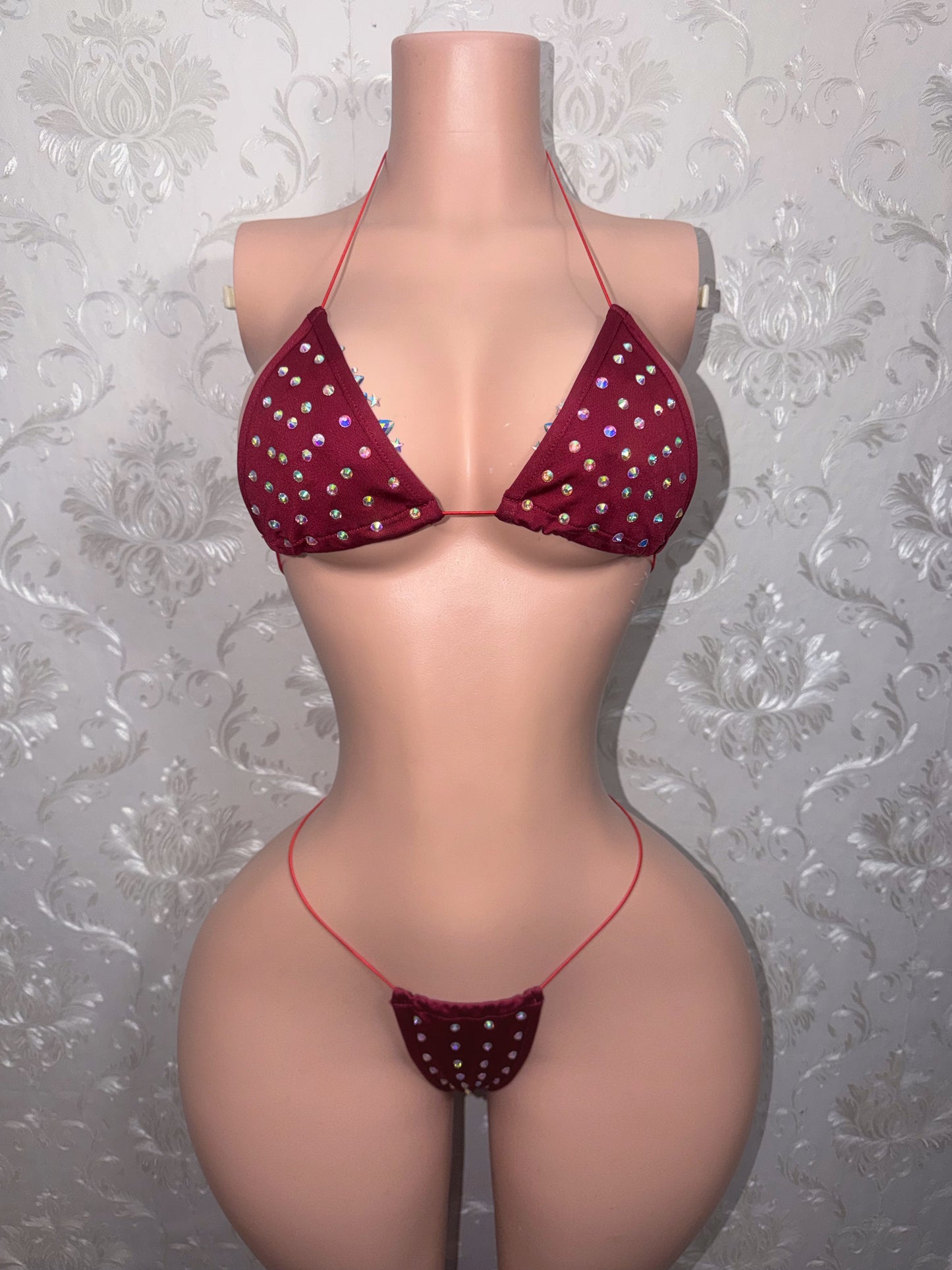 Martina Rhinestone Bikini Fits XS-XL