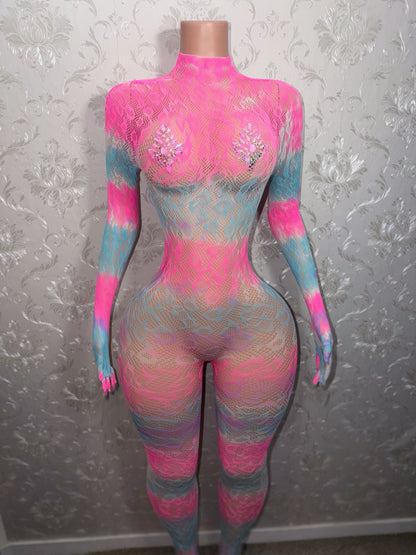 Cotton Candy Sherice Fishnet Bodystocking One Size Fits All