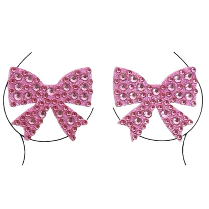 Rhinestone Bows Crystal Gem Pasties
