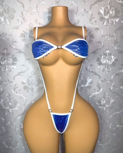 Yailin x SD Xotic Swim — Slingshot Bandeau Bikini