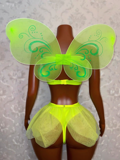 Tink Fairy Costume 4 Piece Set