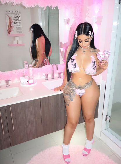 Kawaii Kouture Custom Ruffle Trim Bikini