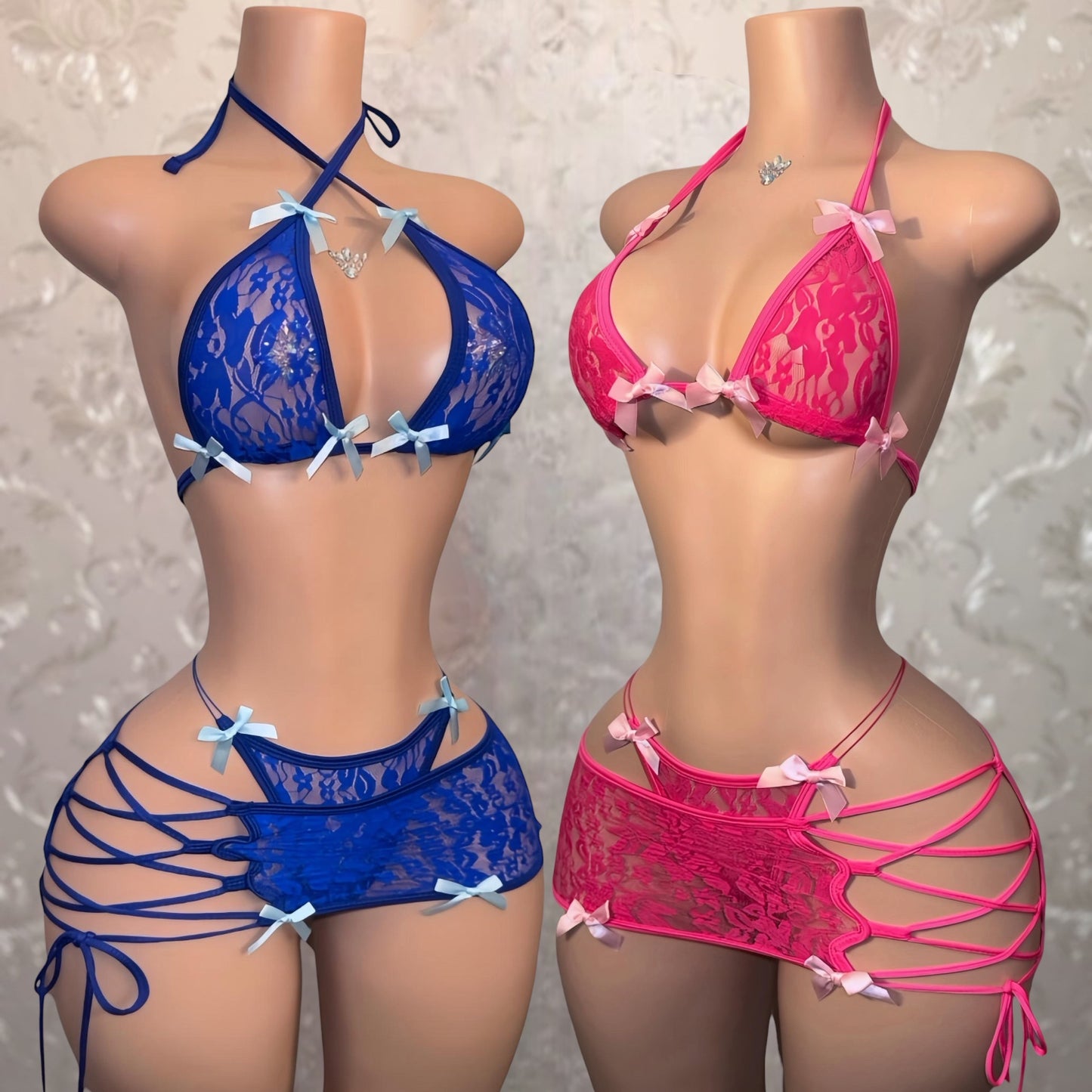 Floral Kawaii Lace Skirt Set Collection Fits XS-L