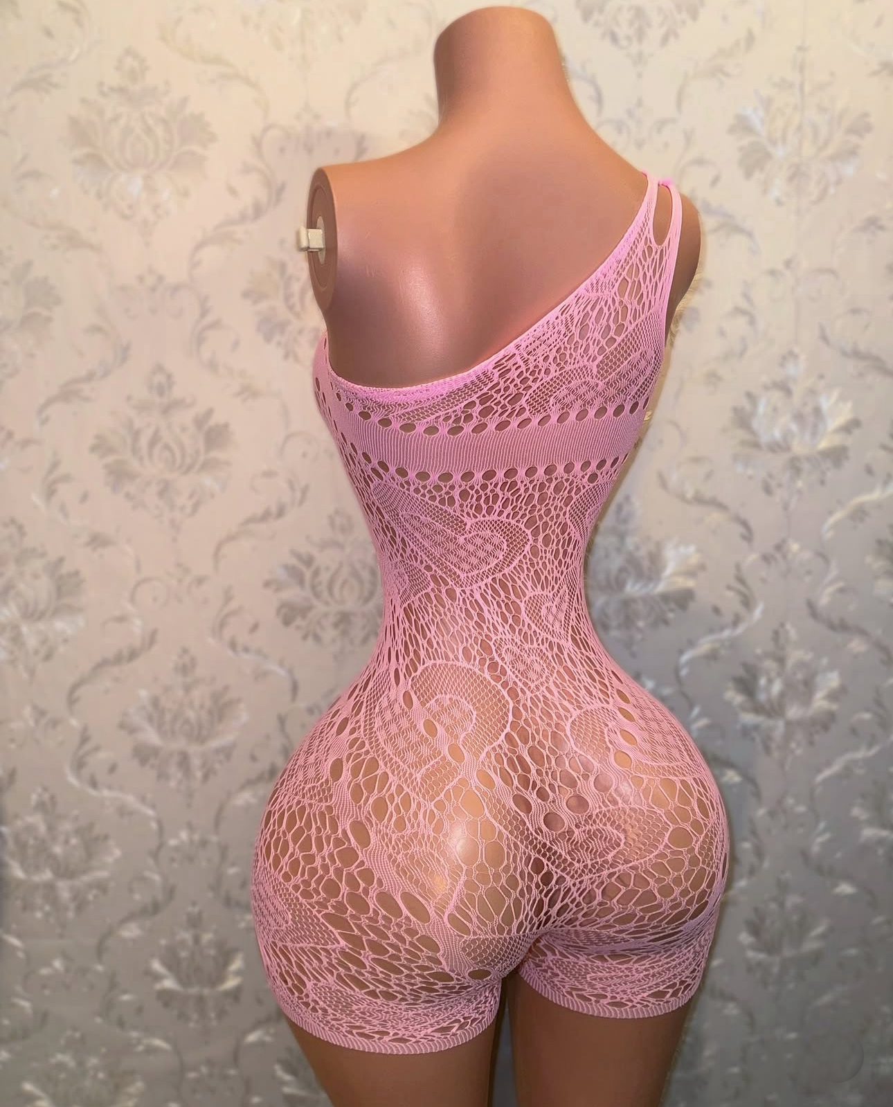 Jaidyn with Bows a Asymmetrical Romper Fits XS-XL