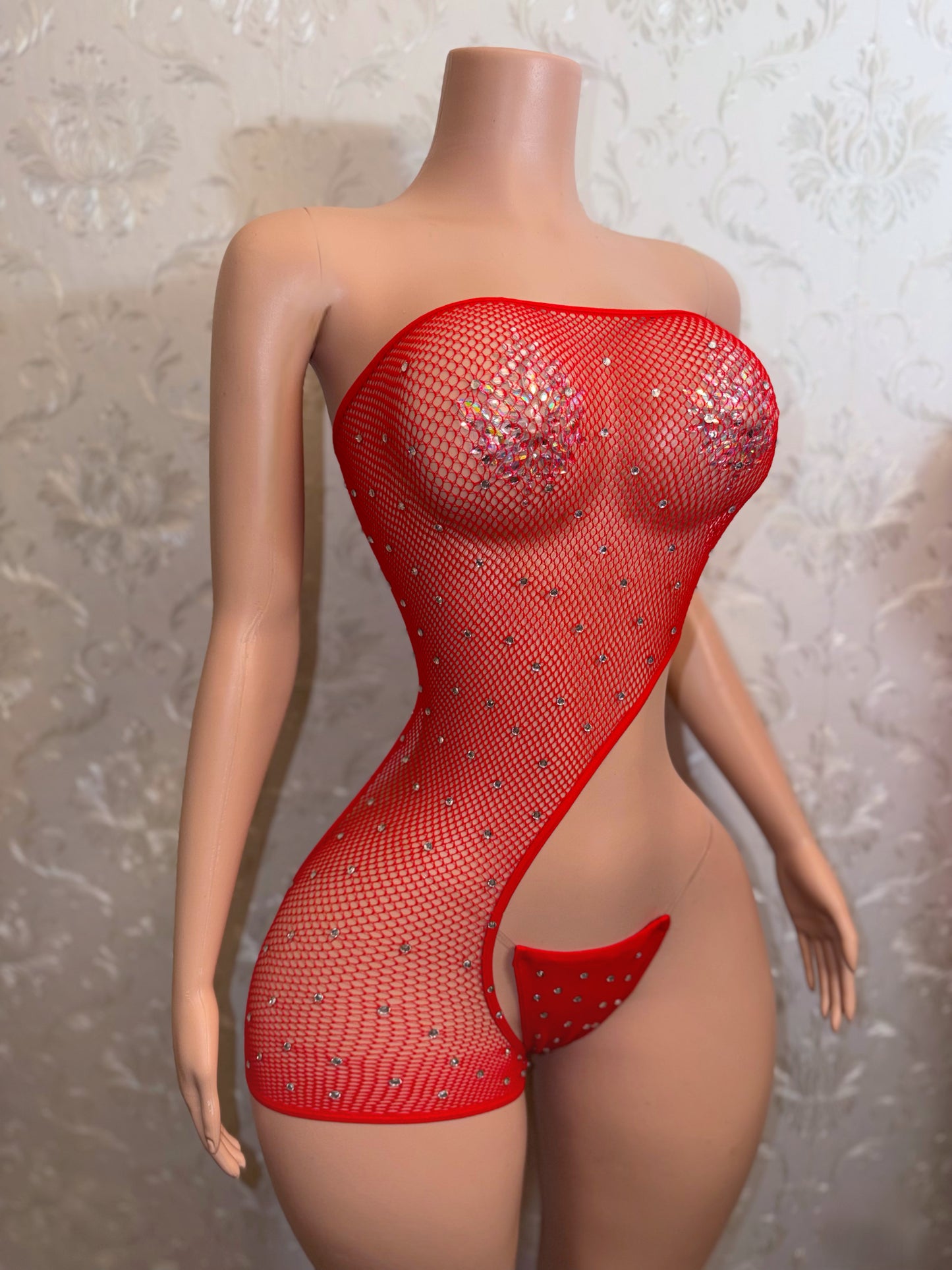 Boss Chick 2 Mesh Romper Set Fits XS-L