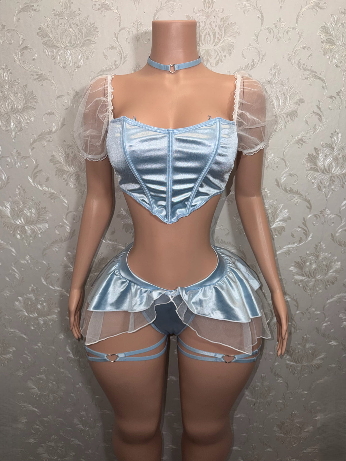 Glass Slipper Princess Costume 5 Piece Set