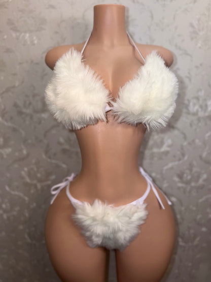 Angelic Fur Bikini 2 Piece Fits S-XL