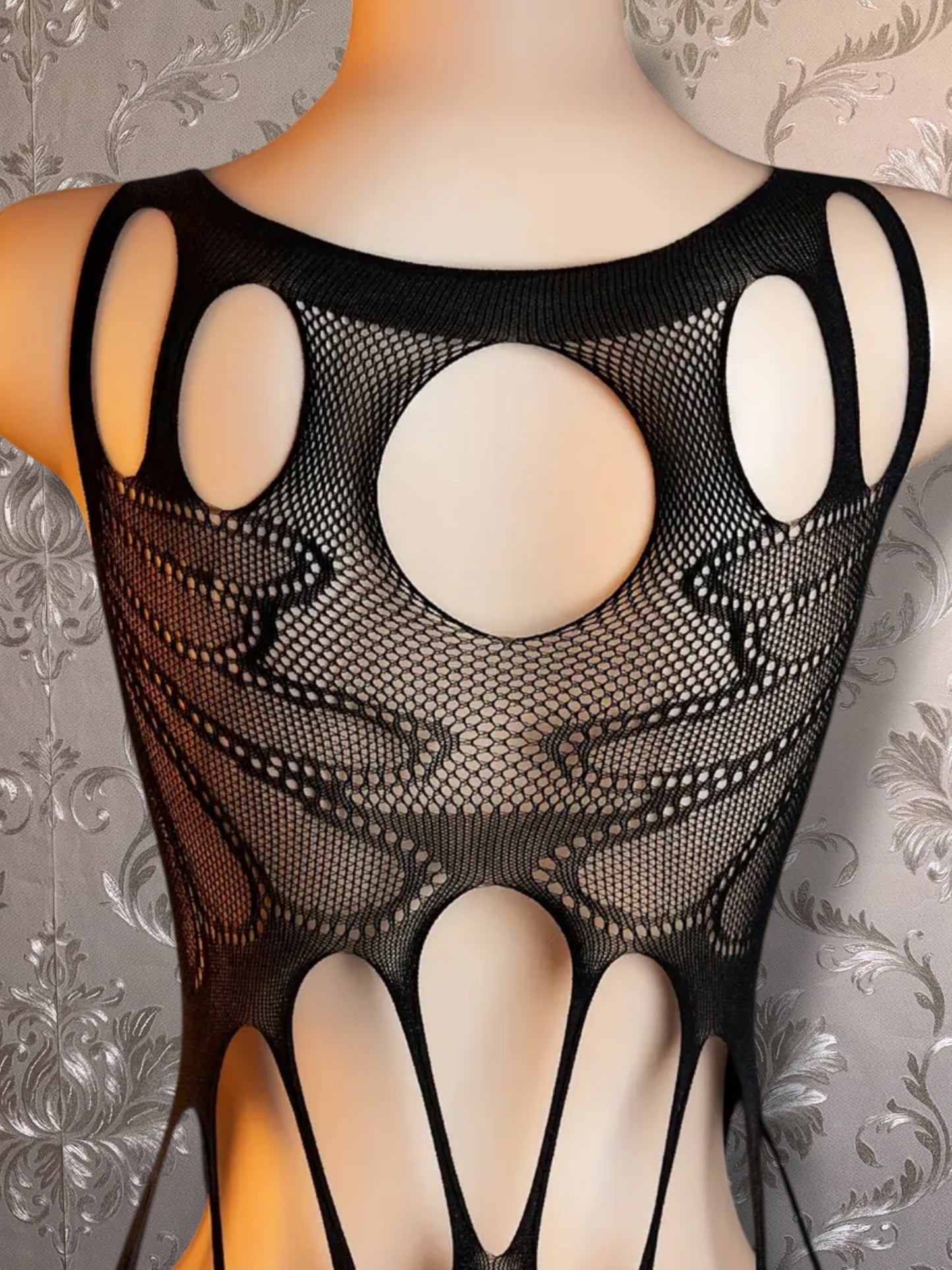 Jovina— Fishnet Bodystocking fits XS-L