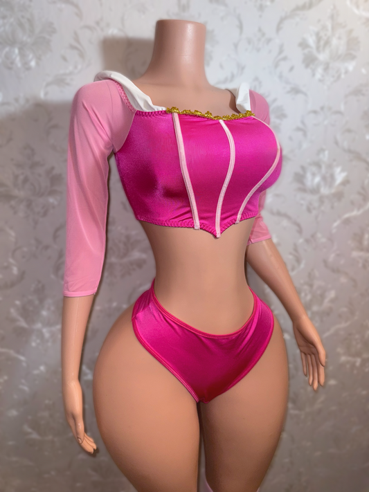Sleeping Princess Sexy Cosplay 4 Piece Set