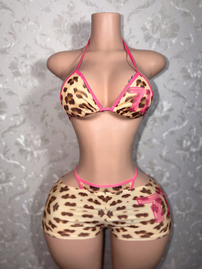 Sunset Blvd Low Rise Cheetah 3 Piece