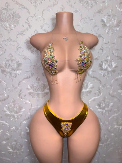 High Priestess Gold Crystal Birthday Set