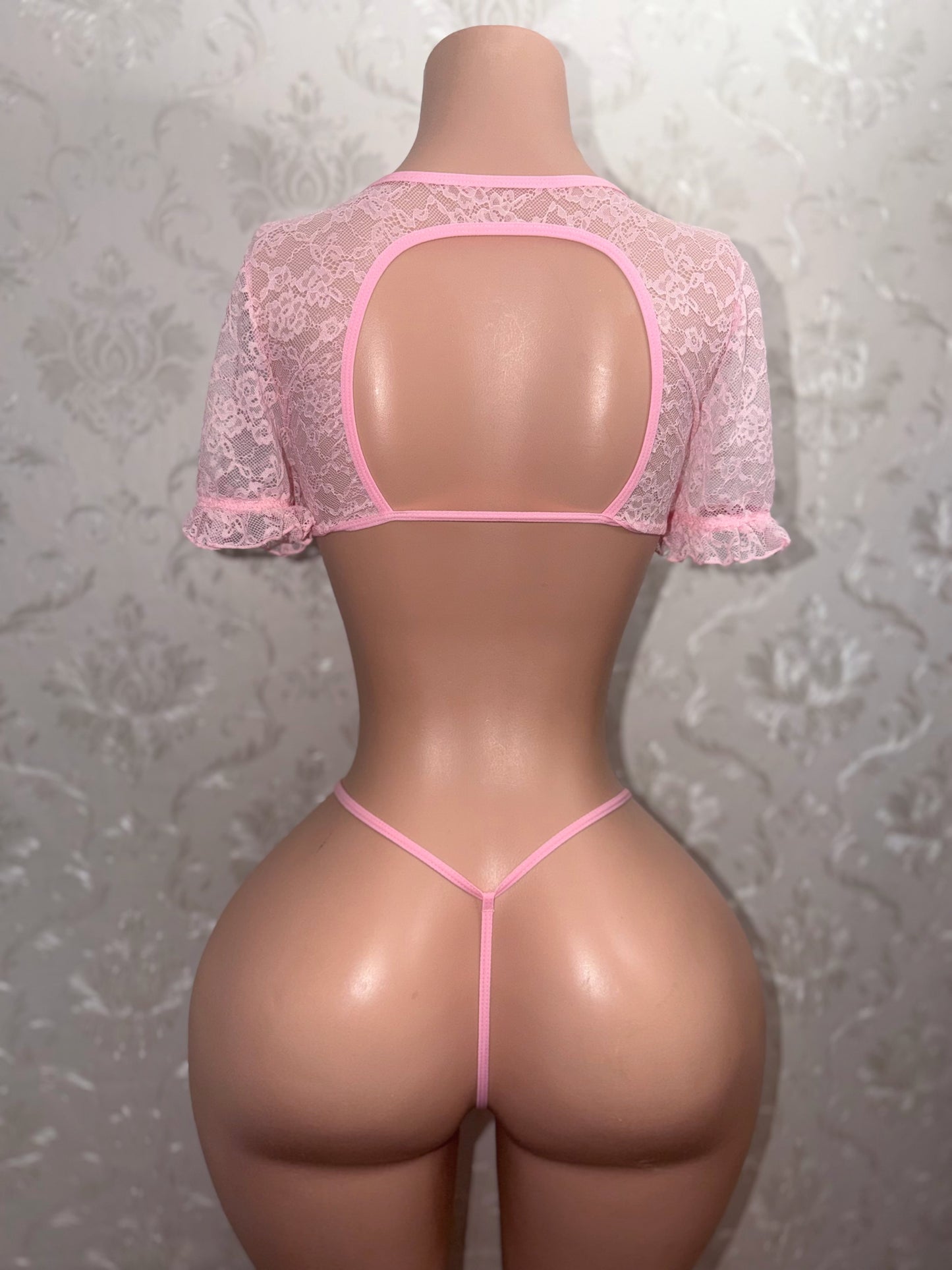 Delina Floral Lace 3 Piece Skirt Set