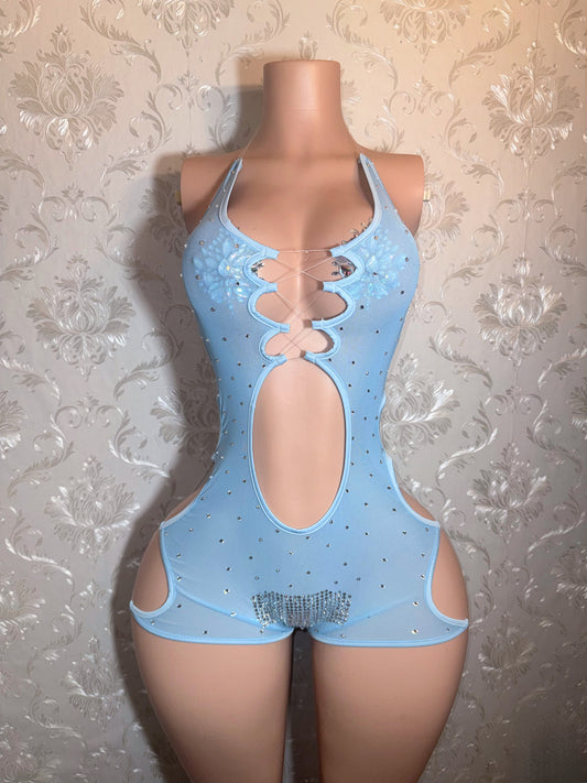 Seraphina Mesh Romper Fits XS-XL