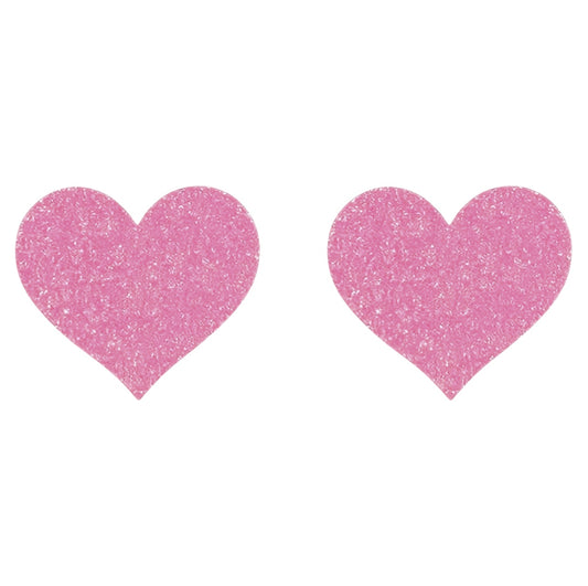 Glitter Pasties — Baby Pink Heart