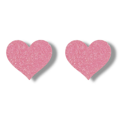Glitter Pasties — Baby Pink Heart