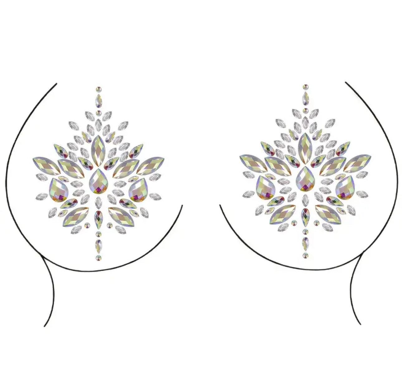 Crystal Pasties - Nipple Gem Sticker