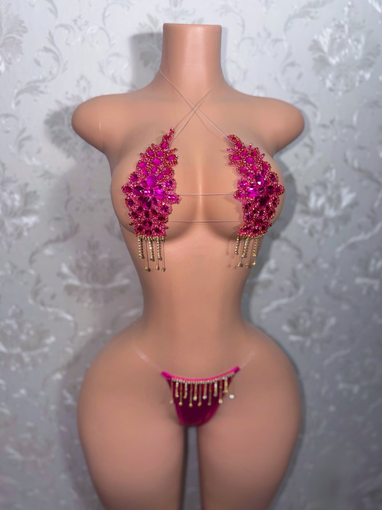 Dripping In Diamonds Crystal Bikini Birthday Set